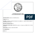 ORDEN DE LECTURA Programa Sistemas Socioculturales de América II Cat. Zanolli 2022