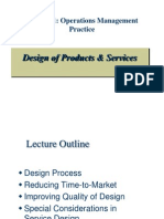 DOM 511 Design Considerations - Product & Service Design
