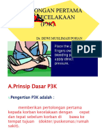 Pertolongan Pertama Pada Kecelakaan (P3K)