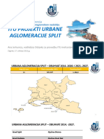 ITU Projekti Urbane Aglomeracije Split, Svibanj 2022.