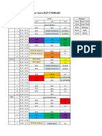 Jadwal Mengajar Guru PLP Undhari