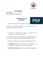 Questionário Contratos Agrários - Isadora