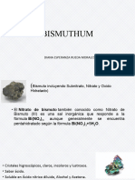 BISMUTHUM - Materia Medica