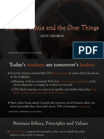 Business Ethics and The Gray Things