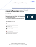 Understanding Internal and External Shame in Childhood The Role of Theory of Mind