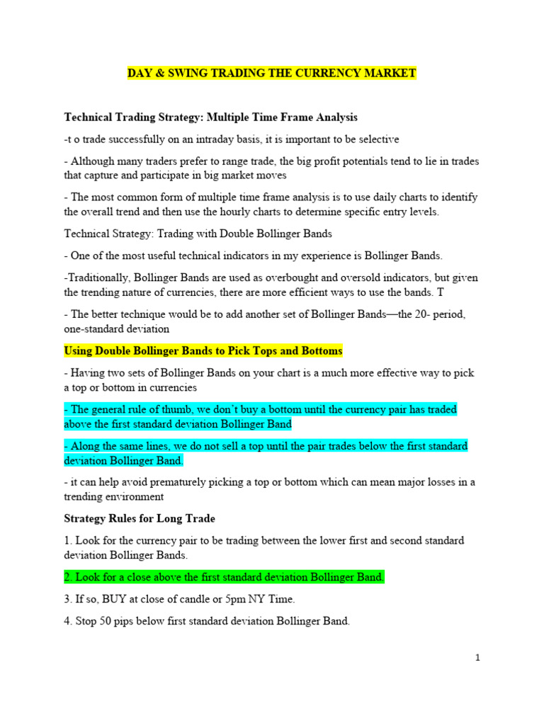 Day & Swing Trading Currency Market | PDF | Day Trading | Market ...