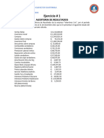 Enunciado de Auditoria de Resultados (1) Valentinos Sa