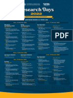 Poster Jadwal Research Days Tahun 2022