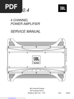 JBL PX300.4 Power Amplifier Manual | PDF | Amplifier | Loudspeaker
