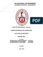 Laboratorio 1 - Leyes de Kirchhoff