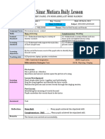 SK Sinar Mutiara Daily Lesson: Teacher'S Name: PN Noor Armila BT Mohd Masrom