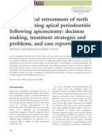 6.non-Surgical Retreatment of Teeth With Persisting Apical Periodontitis Following Apicoectomy - Decision Making, Treatment Strategies and Problems, and Case Reports