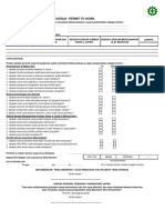 Form IZIN KERJA (PTW) Dan JSA