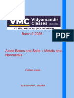 Online Class-Metals and Nonmetals