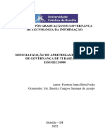 Curso de Pós Graduação em Governança de Tecnologia Da Informação