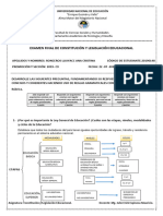 Examen de Constitución y Legislación Educacional Final