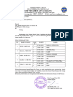 Jadwal Ujian Sekolah Tulis