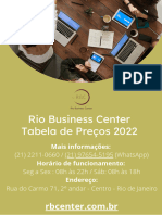 Rio Business Center Tabela de Preços