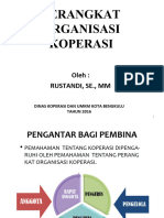 Perangkat Organisasi Koperasi: Oleh: Rustandi, Se., MM