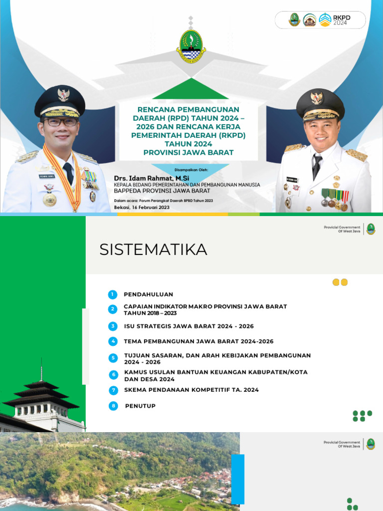 Rencana Pembangunan Daerah Rpd Tahun 2024 2026 Forumpd Bpbd Jabar Pdf