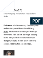 Fisikawan - Wikipedia Bahasa Indonesia, Ensiklopedia Bebas