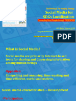 Re-Thinking & Re-Imaging Strategy Social Media: SDGs Localization - Connecting Rural People Through FACEBOOK