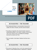 Pedagogy and Pedagogical Lines of St. Augustine