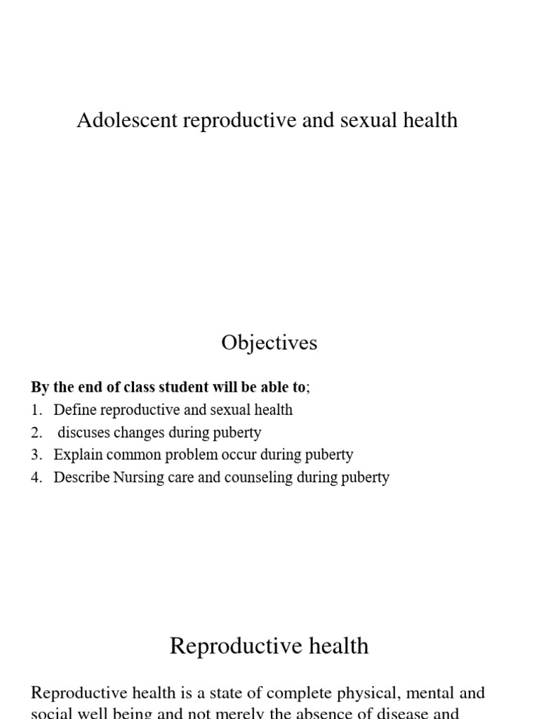 Understanding Puberty Changes and Health | PDF | Puberty | Adolescence