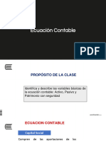 Sesión 13 - Ecuación Contable 1