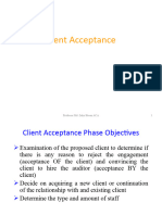 Client Acceptance