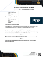 Format Kontrak Kerja Subcon Interior