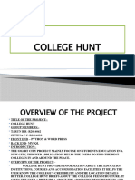 College Hunt PPT TJ