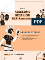Assessing Speaking - Group 5