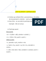 Fiche de Grammaire - LES TEMPS DU PASSÉ