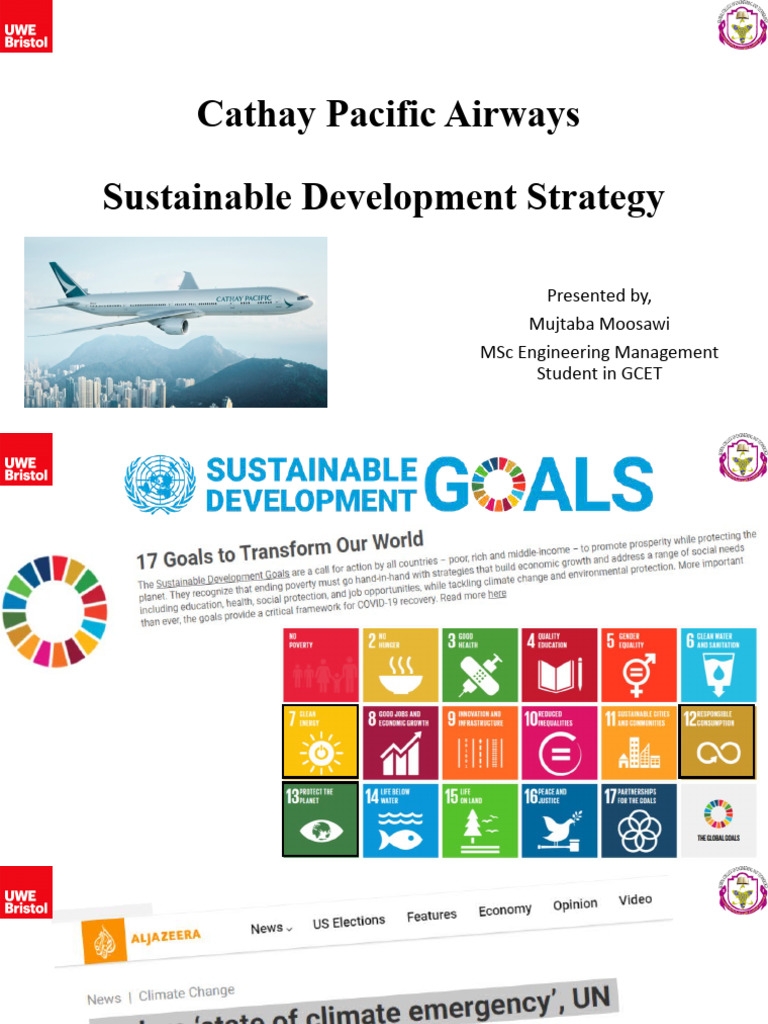Aviation Industry and Sustainability Challenges | PDF | Sustainability ...