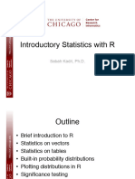 Introductory Statistics With R