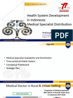 Health System Medical Specialist 22 (Dr. Andreasta.M)
