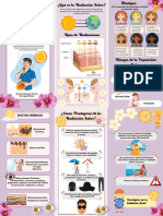 Folleto Sobre Riesgos de La Radiación Solar y Cómo Protegerse de La Misma