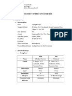 Laporan Assesment Intervensi Individu