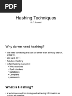 Hashing Techniques 