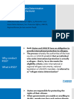 Refugee Status Determination in The World