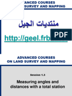 Measuring Angles and Distances With A Total Station