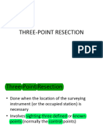 THREE-POINT RESECTION