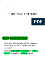 Three-Point Resection