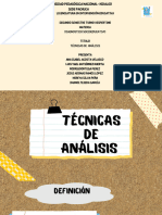 Tecnicas de Analisis