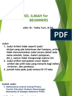 Materi Coaching Clinik Artikel ICE 2023