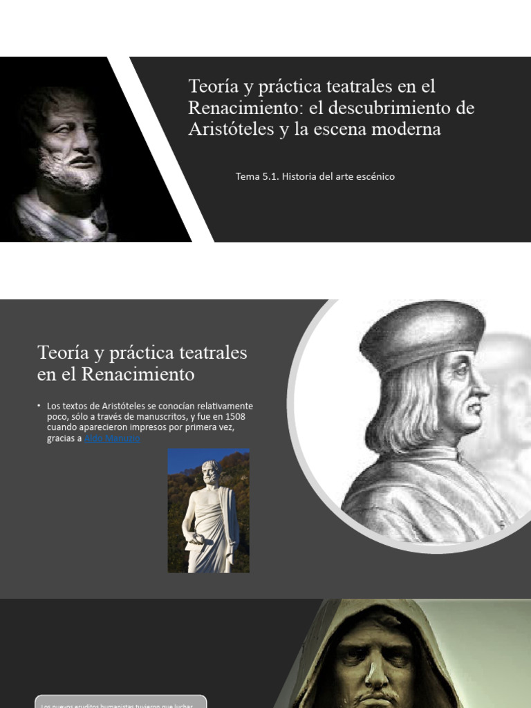 El Teatro Renacentista | PDF | Renacimiento | Teatro