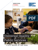 Universal Quality Public Services: International