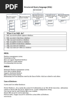 SQLTraining Document