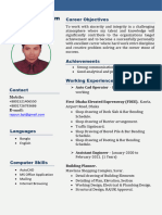 Resume of MD Rajounul Islam